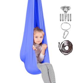 Portable Hammock Portable Camping Chair Large Portable Camping Hammock Chair For Patio Outdoor Indoor Travel And Hiking (Color: dark blue)